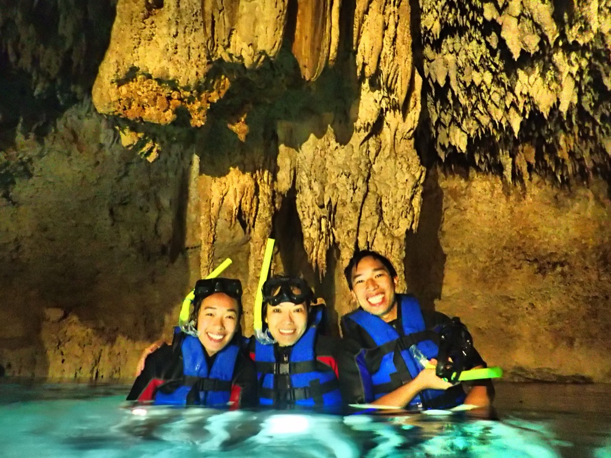 Cave snorkeling