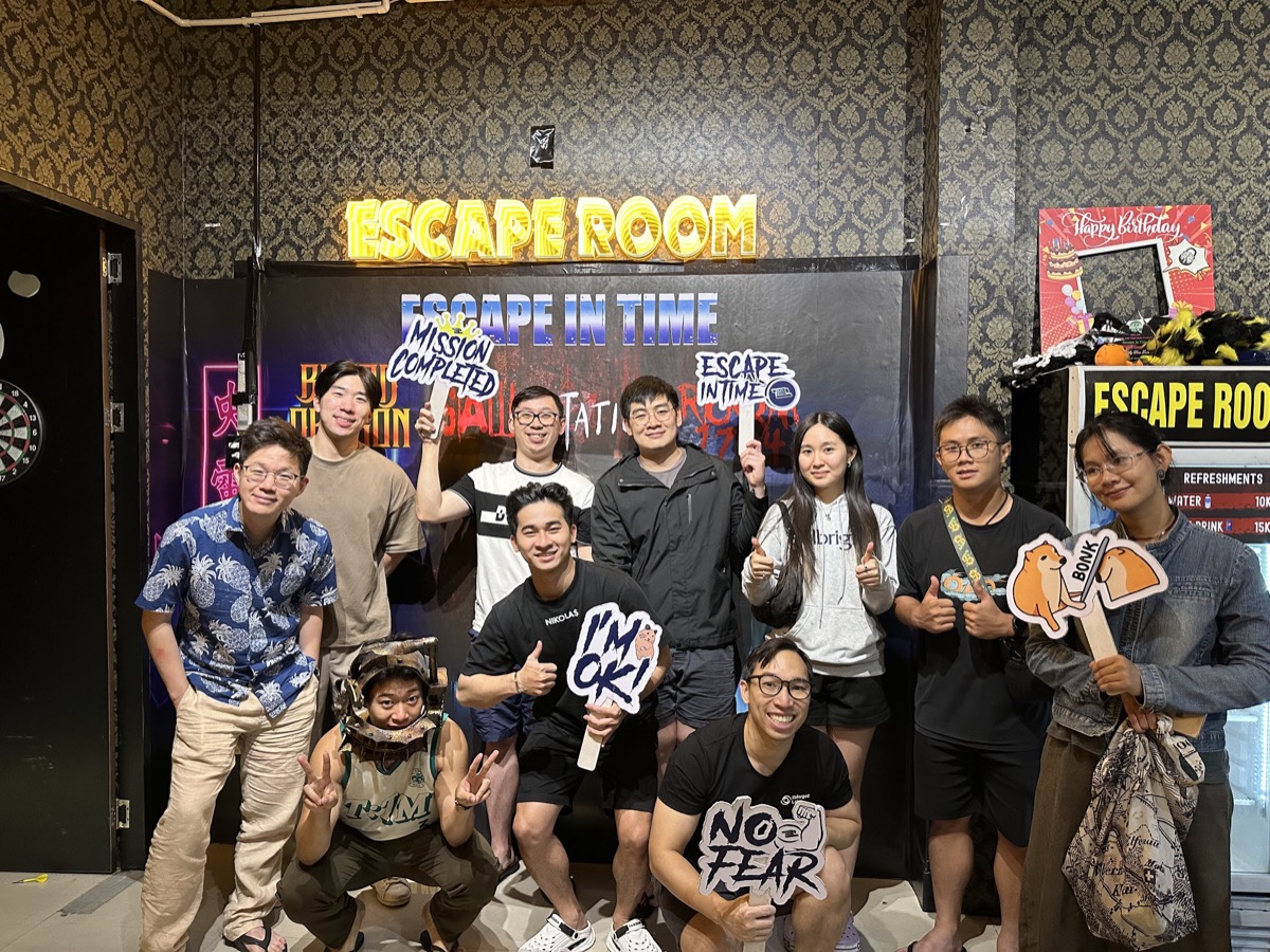 Escape room with friends