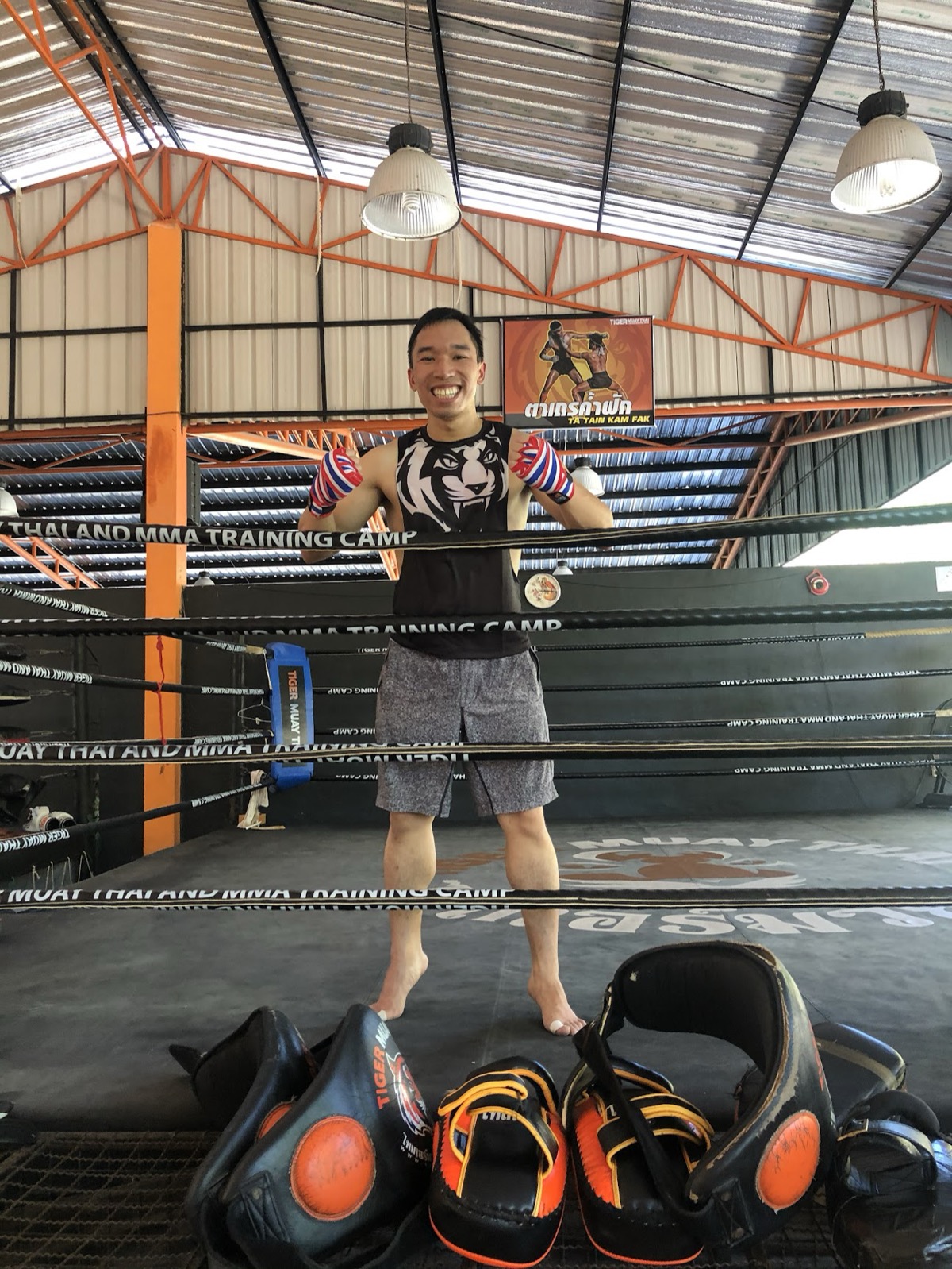 Muay Thai training
