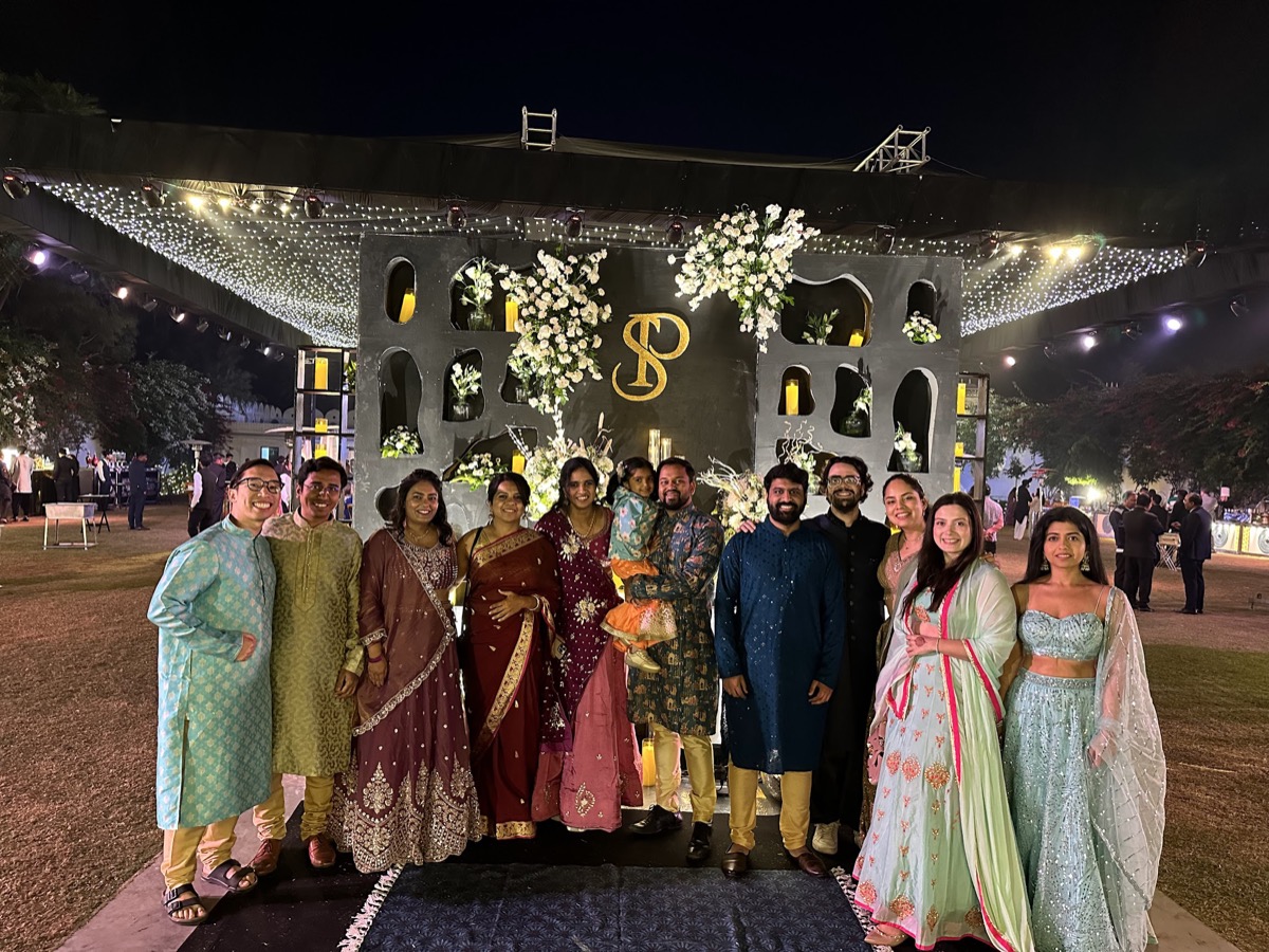 Indian wedding celebration